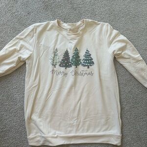 Amazon Cream Christmas Sweater